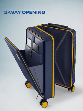 Safari Select Froniq Trolley Bag - Navy Blue