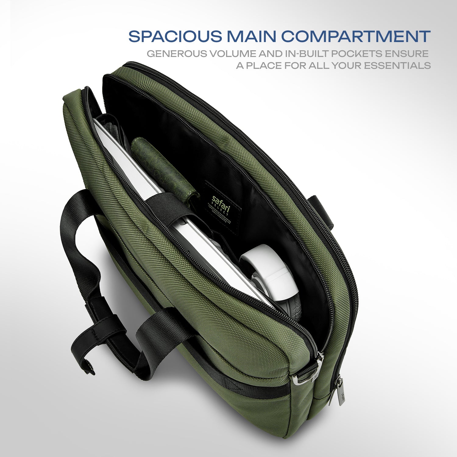 Safari Sterling 6L Messenger Bag with Dual compartments - Olive