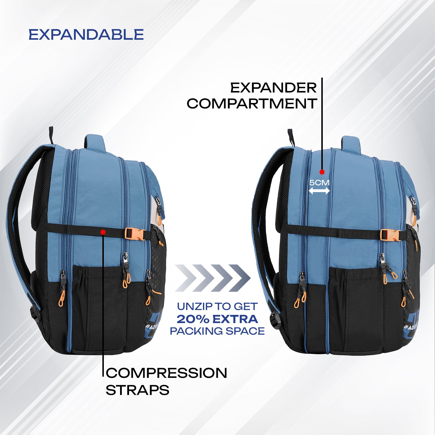 Safari Expand 43L Marine Laptop Backpack