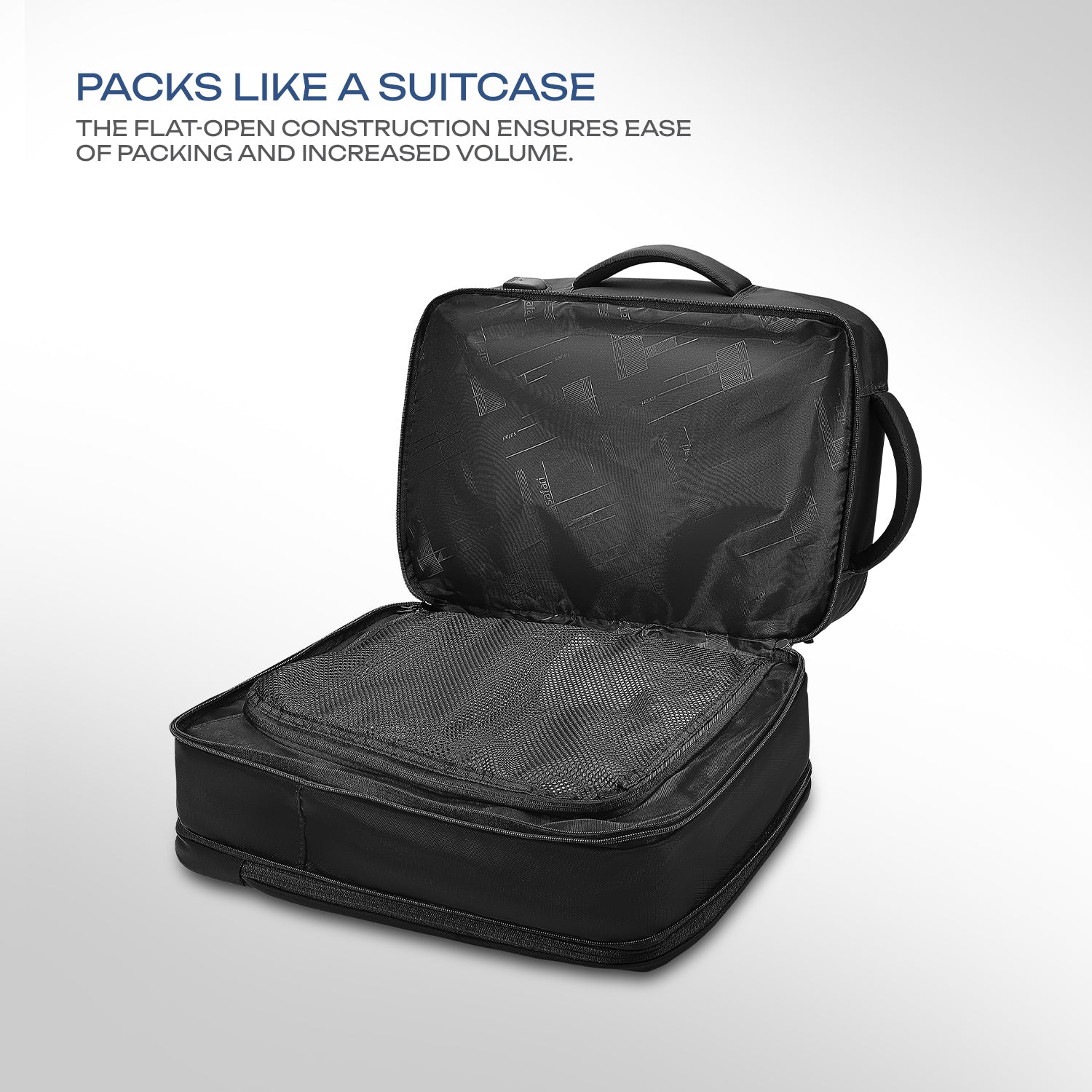 Safari Zeus Pro 39L Black Formal Backpack with Laptop Sleeve