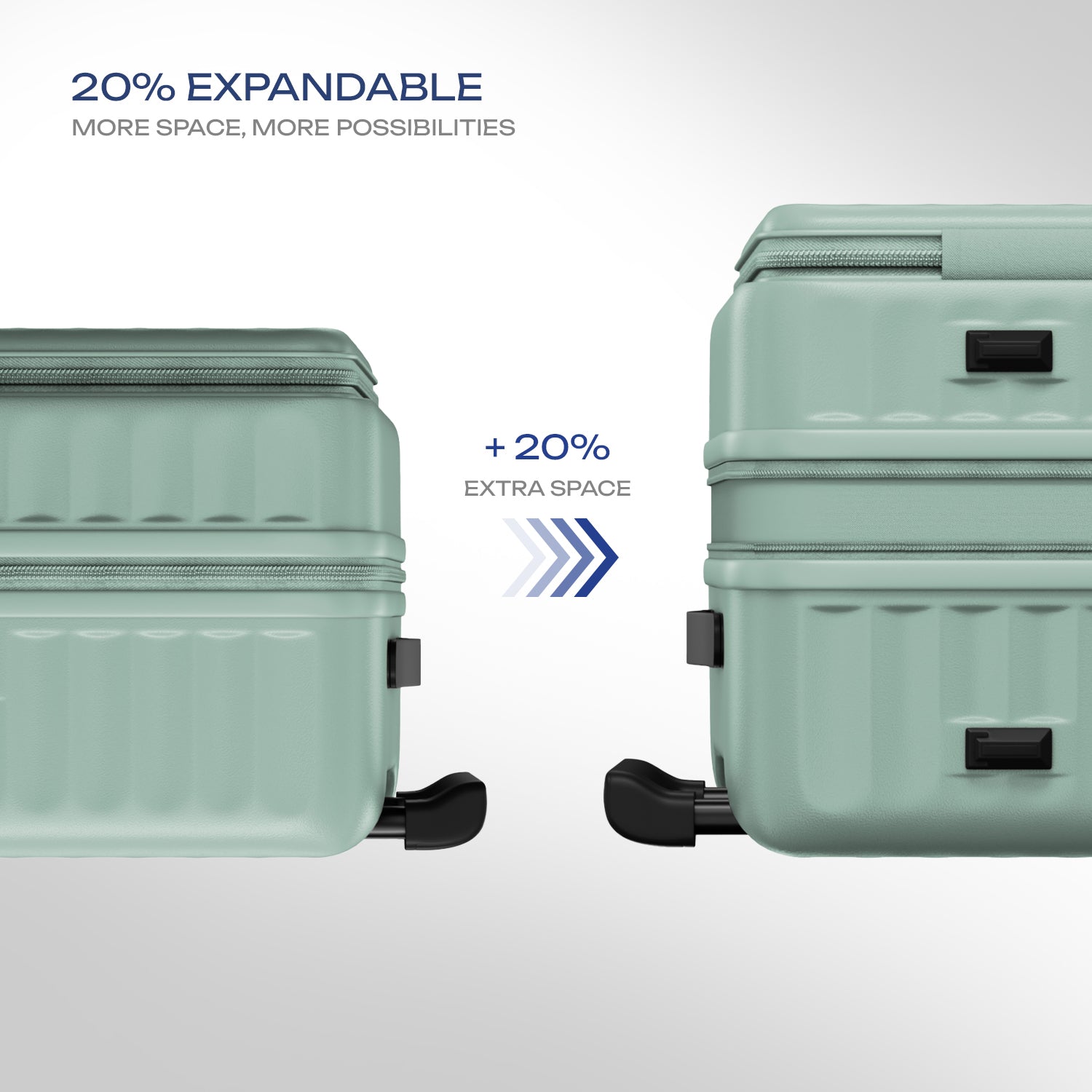 Safari Select Froniq Fresh mint Front opening Trolley Bag with TSA Lock, Dual wheels and Anti-Theft Zipper