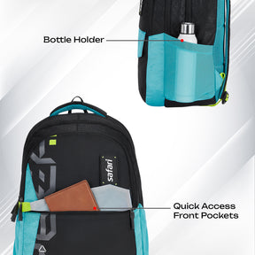Safari Bonus 37L Black School Backpack