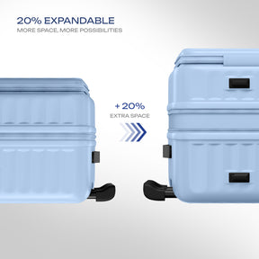 Safari Select Froniq Frost Grey Front opening Trolley Bag with TSA Lock, Dual wheels and Anti-Theft Zipper