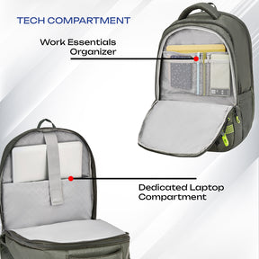Safari Expand 43L Olive Rucksacks & Trekking Backpack