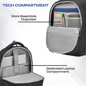 Safari Zen 34L Black Laptop Backpack