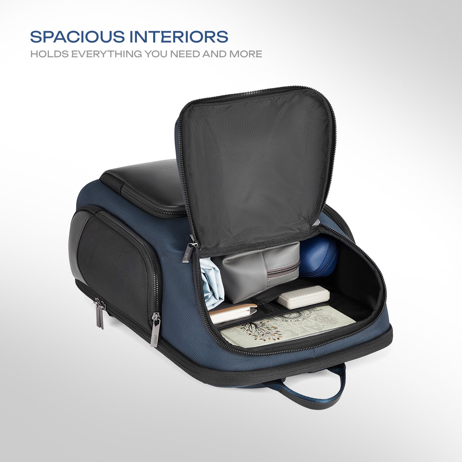 Safari Lexon 24L Blue Formal Backpack with Laptop Sleeve