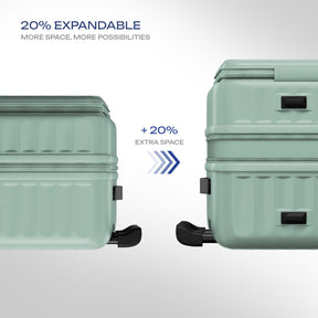 Safari Select Froniq Fresh mint Front opening Trolley Bag with TSA Lock, Dual wheels and Anti-Theft Zipper