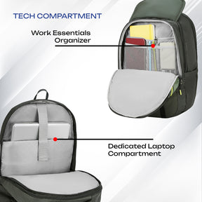 Safari Expand 43L Olive Laptop Backpack