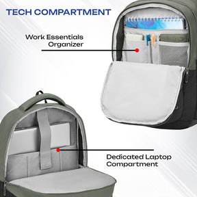 Safari Zen 34L Olive Laptop Backpack