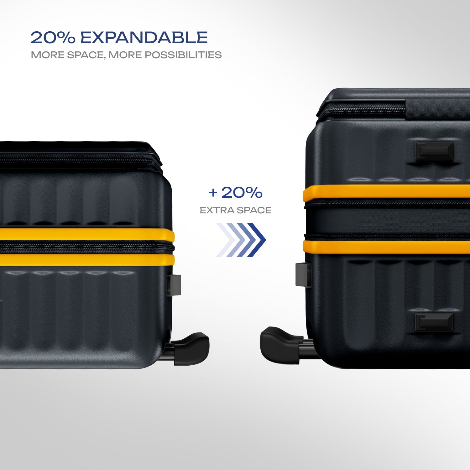 Safari Select Froniq Carbon Front opening Trolley Bag with TSA Lock, Dual wheels and Anti-Theft Zipper