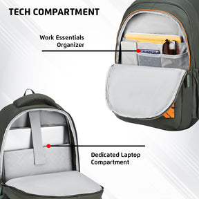 Safari Aura 37L Olive Laptop Backpack