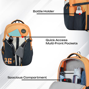 Safari Expand 43L Orange Laptop Backpack
