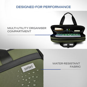 Safari Sterling 6L Messenger Bag with Dual compartments - Olive