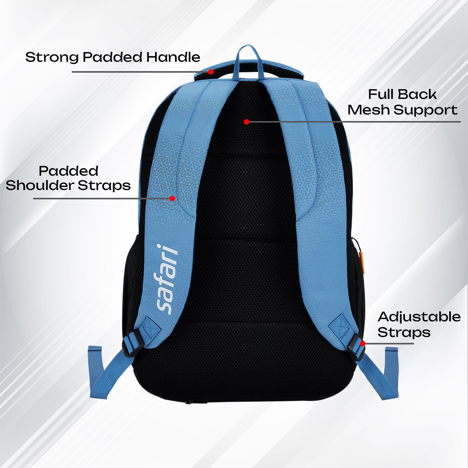 Safari Triplex 37L Black Casual Daypack