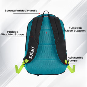 Safari Bonus 37L Black School Backpack