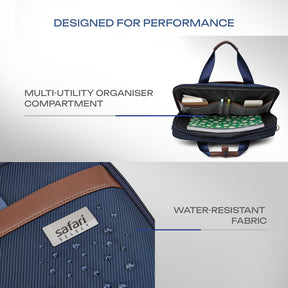 Safari Sterling 6L Messenger Bag with Dual compartments - Navy Blue