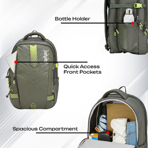 Safari Expand 43L Olive Rucksacks & Trekking Backpack