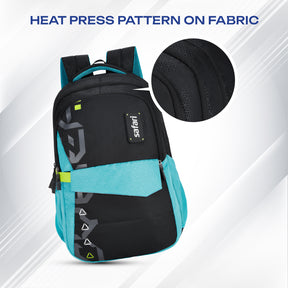 Safari Bonus 37L Black School Backpack