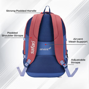 Safari Expand 43L Red Laptop Backpack