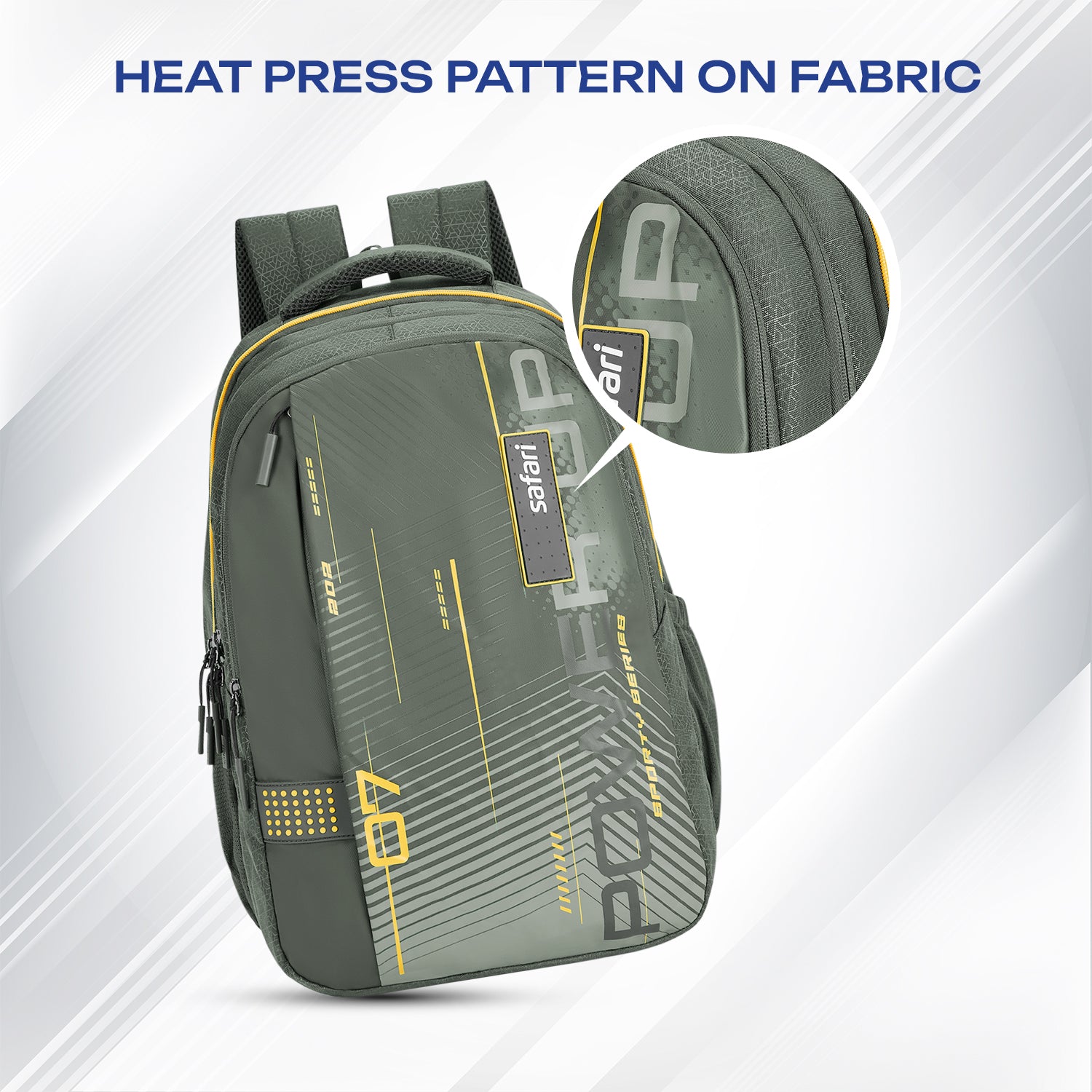 Safari Quadro 43L Olive School Backpack