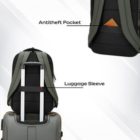 Safari Smart 30L Olive Laptop Backpack
