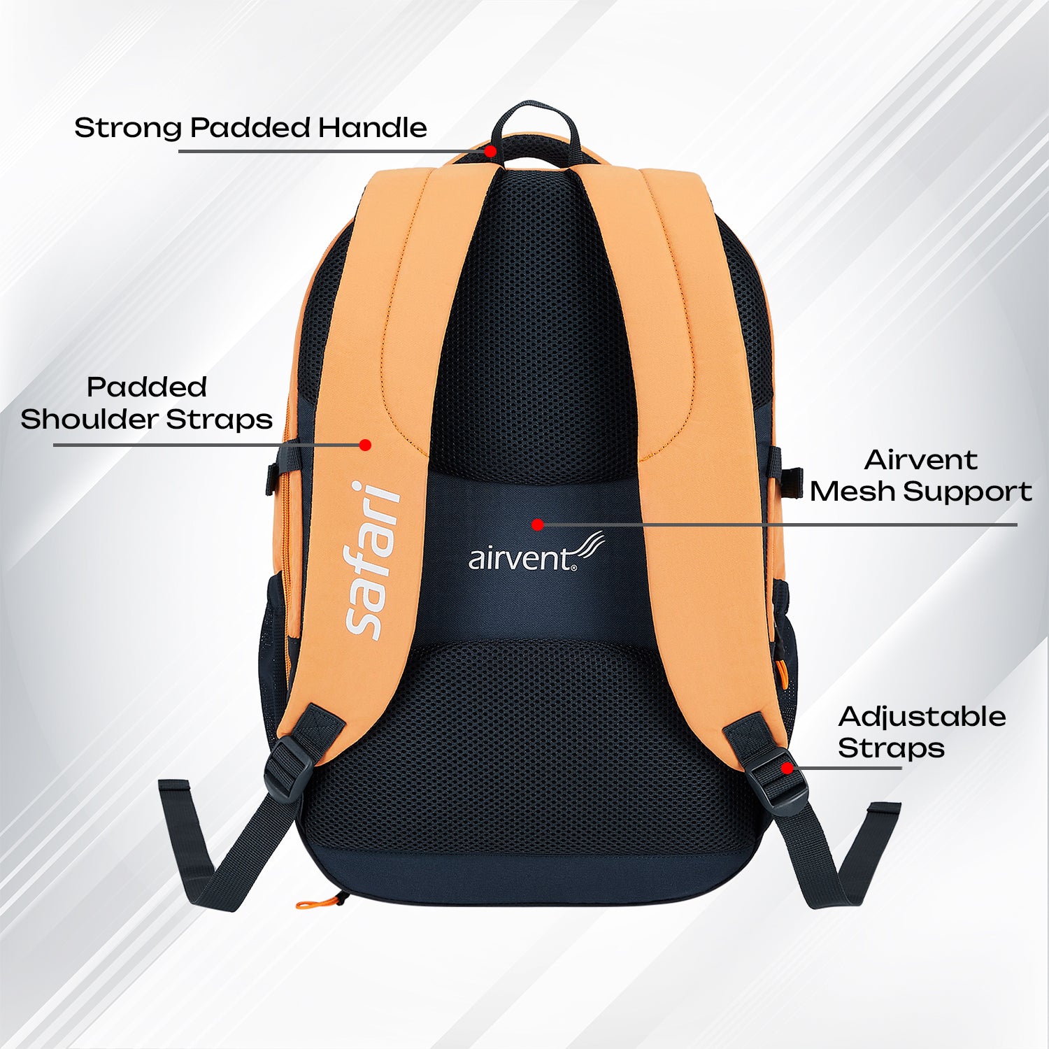 Safari Expand 43L Orange Laptop Backpack