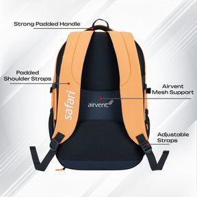 Safari Expand 43L Orange Laptop Backpack