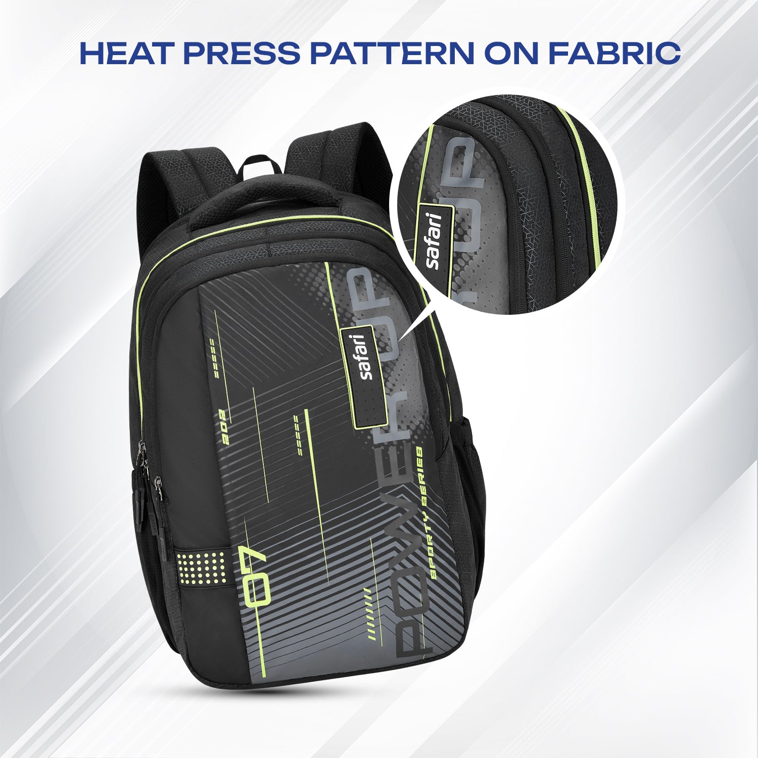 Safari Quadro 43L Black School Backpack