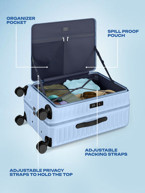 Safari Select Froniq Trolley Bag - Frost Grey