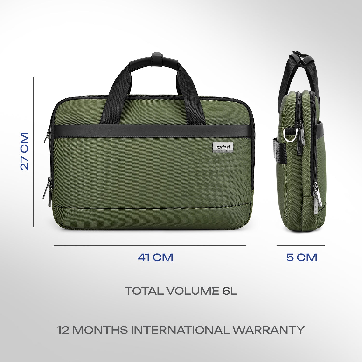 Safari Sterling 6L Messenger Bag with Dual compartments - Olive