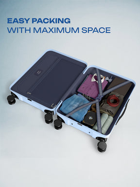 Safari Select Froniq Trolley Bag - Frost Grey