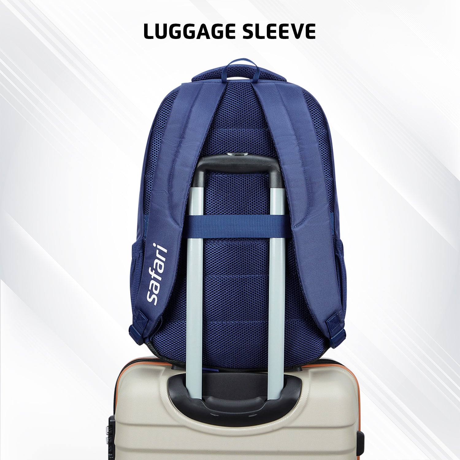 Safari Aura 37L Blue Laptop Backpack