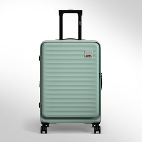 Safari Select Froniq Fresh mint Front opening Trolley Bag with TSA Lock, Dual wheels and Anti-Theft Zipper