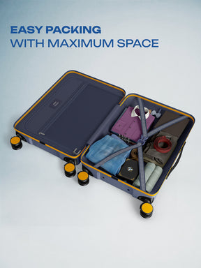 Safari Select Froniq Trolley Bag - Navy Blue