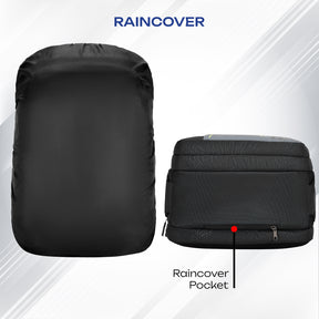 Safari Quadro 43L Black School Backpack