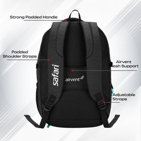 Safari Expand 43L Black Hiking Daypack