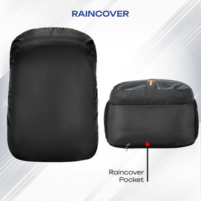 Safari Triplex 37L Black School Backpack