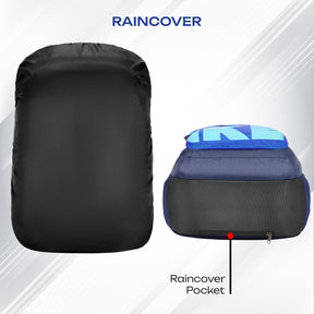 Safari Bonus 37L Blue School Backpack