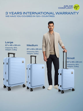 Safari Select Froniq Trolley Bag - Frost Grey