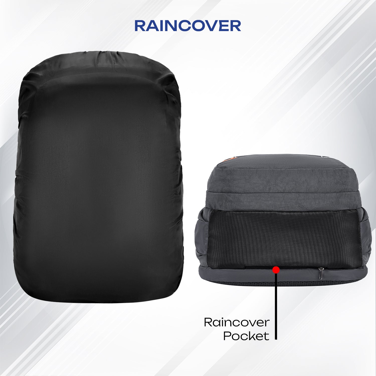 Safari Quadro 43L Grey Casual Daypack