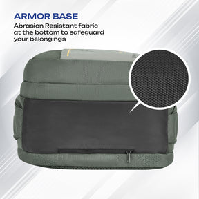 Safari Quadro 6 43L Olive School Backpack