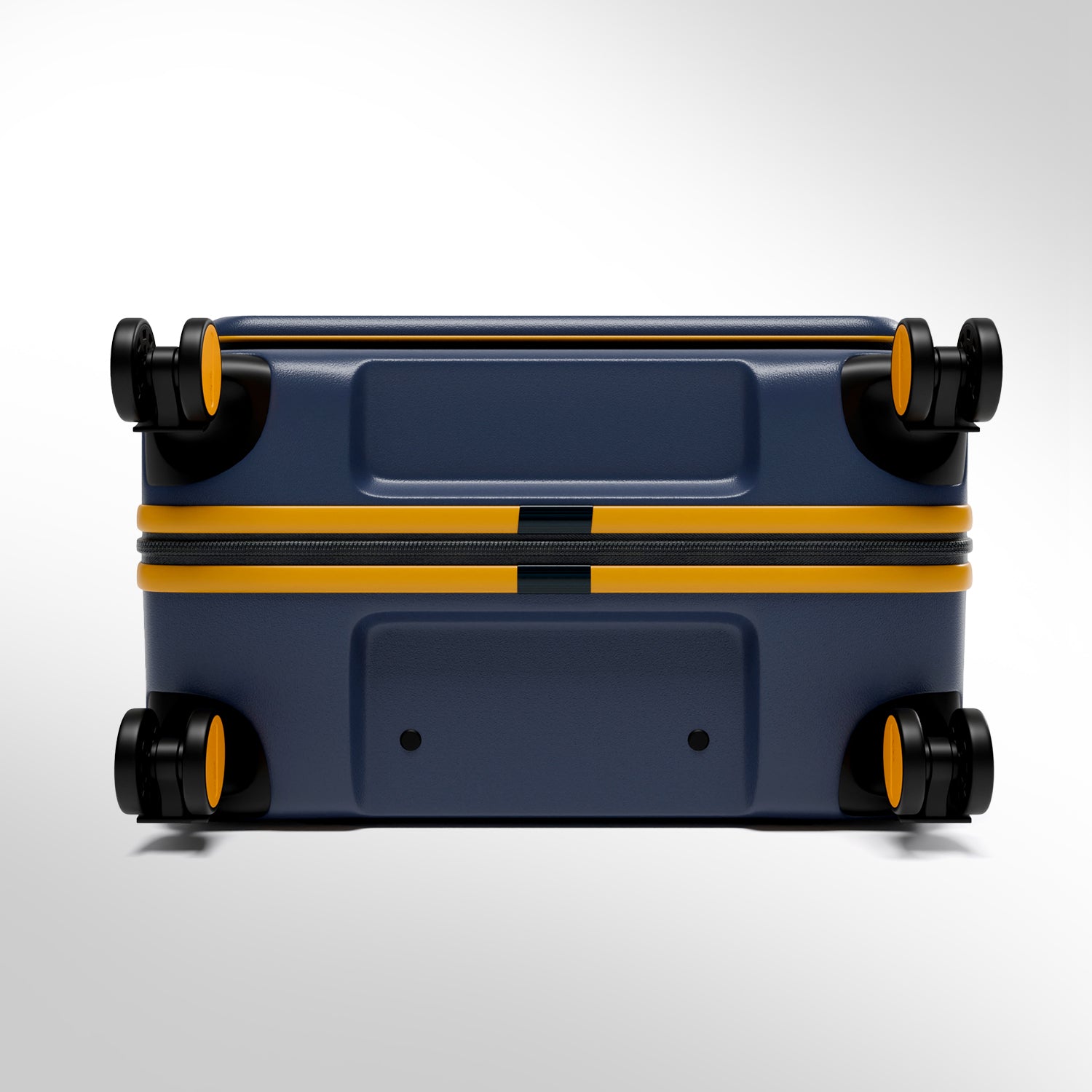 Safari Select Froniq Navy Blue Front opening Trolley Bag with TSA Lock, Dual wheels and Anti-Theft Zipper