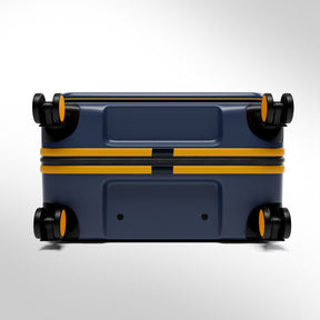 Safari Select Froniq Navy Blue Front opening Trolley Bag with TSA Lock, Dual wheels and Anti-Theft Zipper