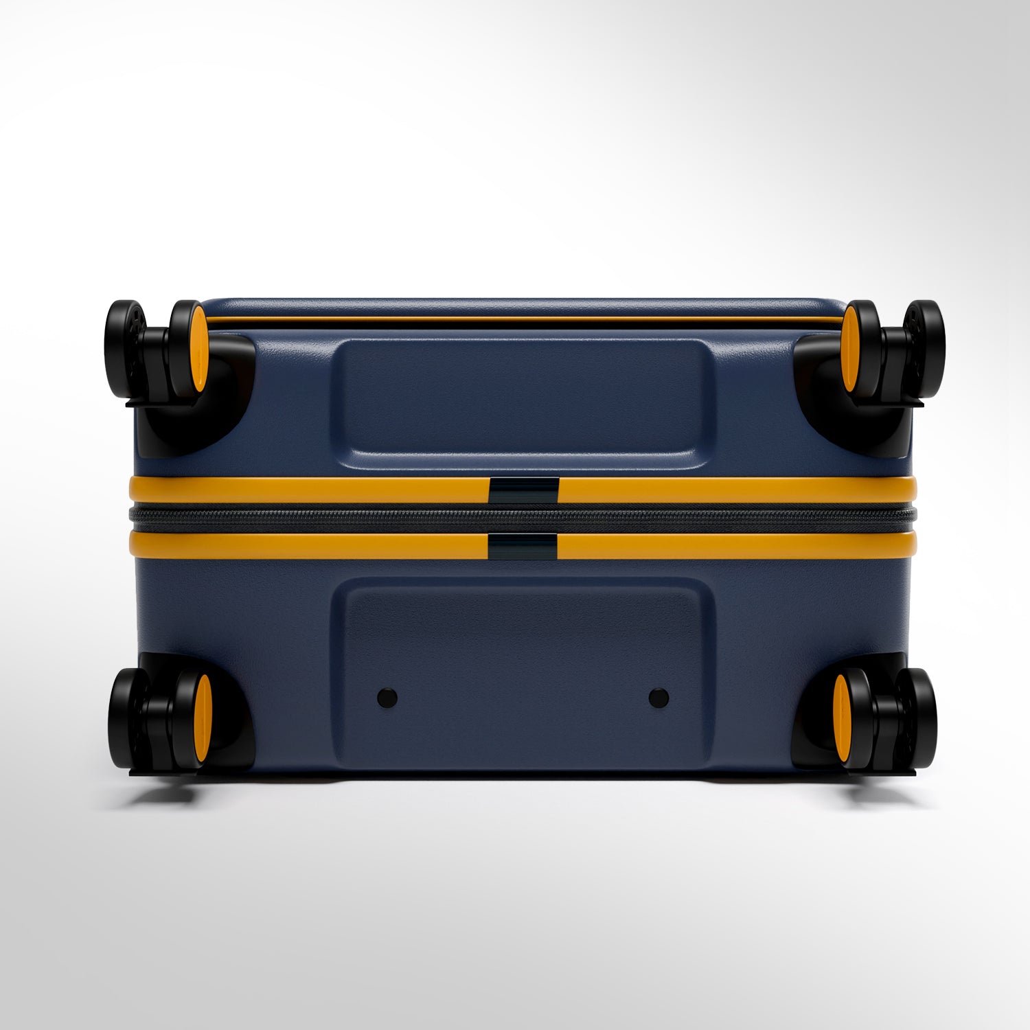 Safari Select Froniq Navy Blue Front opening Trolley Bag with TSA Lock, Dual wheels and Anti-Theft Zipper