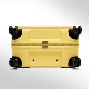 Safari Select Froniq Yellow Front opening Trolley Bag with TSA Lock, Dual wheels and Anti-Theft Zipper