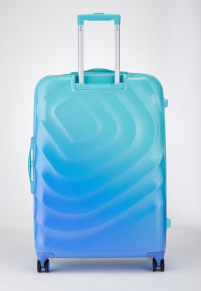 Safari Haze Splash Trolley Bag with TSA Lock, Dual wheels, Side Hooks and Anti-theft Zipper