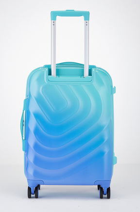 Safari Haze Splash Trolley Bag with TSA Lock, Dual wheels, Side Hooks and Anti-theft Zipper