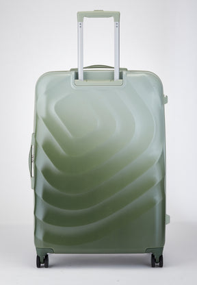 Safari Haze Tropica Trolley Bag with TSA Lock, Dual wheels, Side Hooks and Anti-theft Zipper