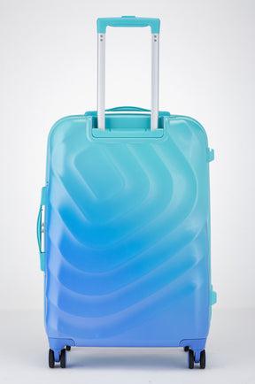 Safari Haze Splash Trolley Bag with TSA Lock, Dual wheels, Side Hooks and Anti-theft Zipper