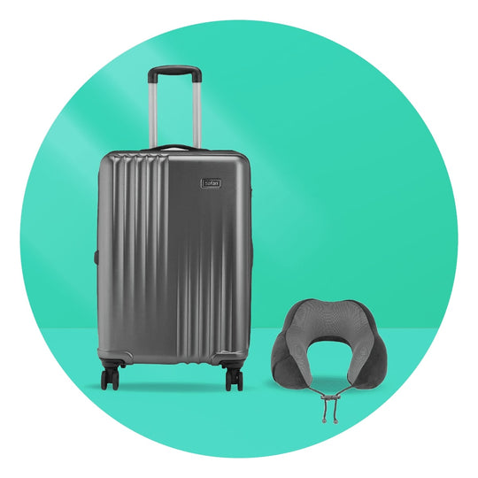 Airpro 40 Lighter Soft Luggage with TSA Lock, Dual Wheels, Detailed i